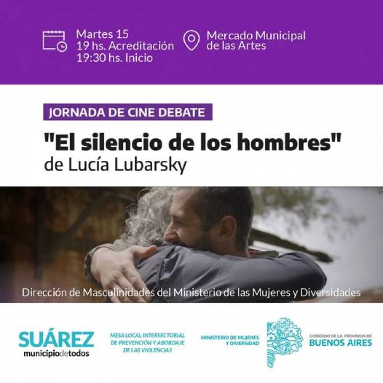 Jornada de Masculinidades proyección del film: “El Silencio de los Hombres”