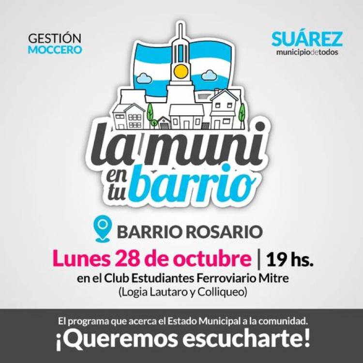 ¡Vuelve "La Muni en tu Barrio"!