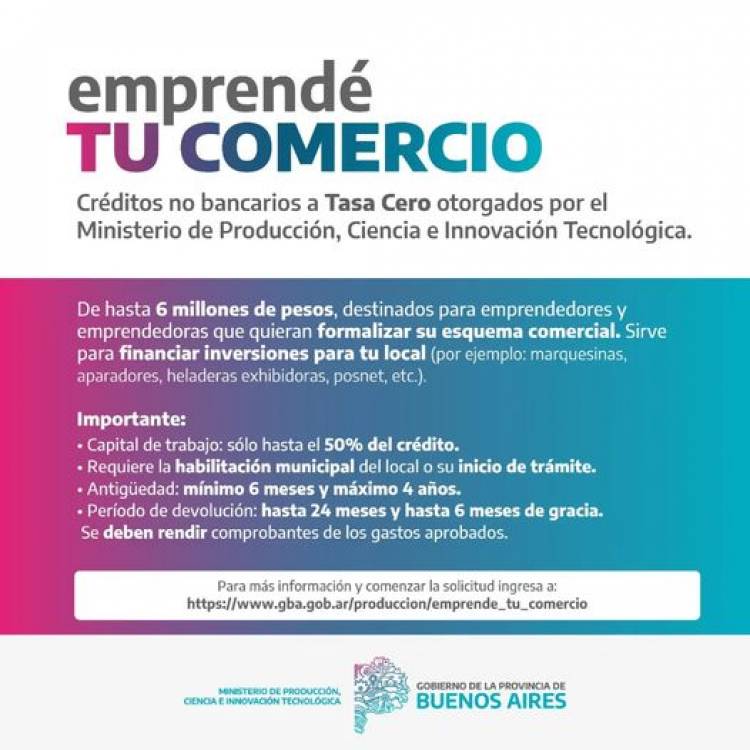 EMPRENDÉ TU COMERCIO