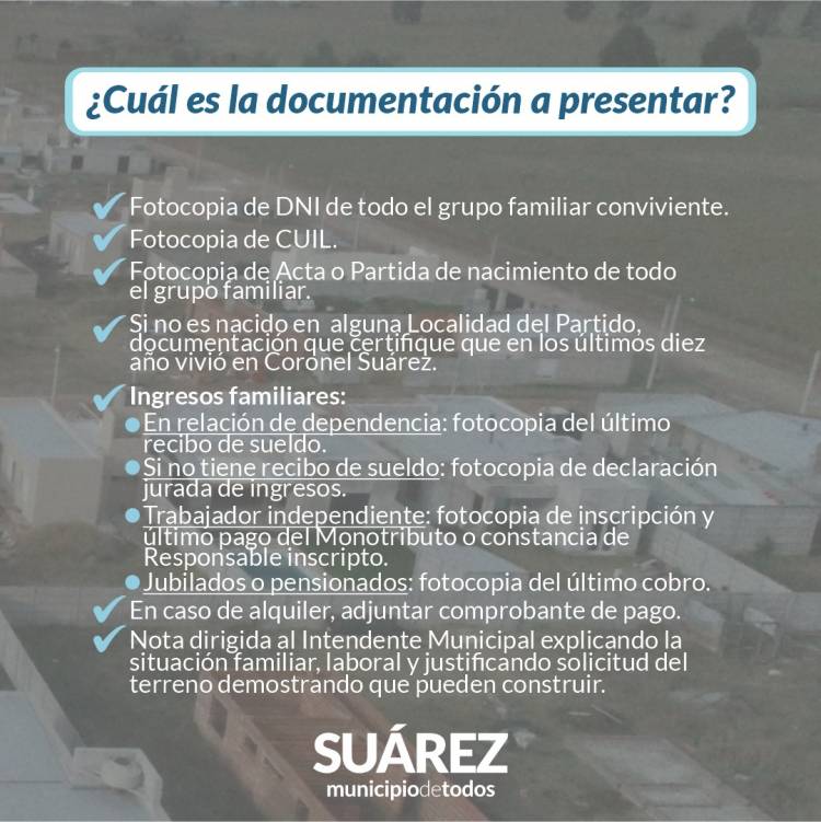 Se viene el 2° sorteo de terrenos en Pueblo Santa Trinidad
