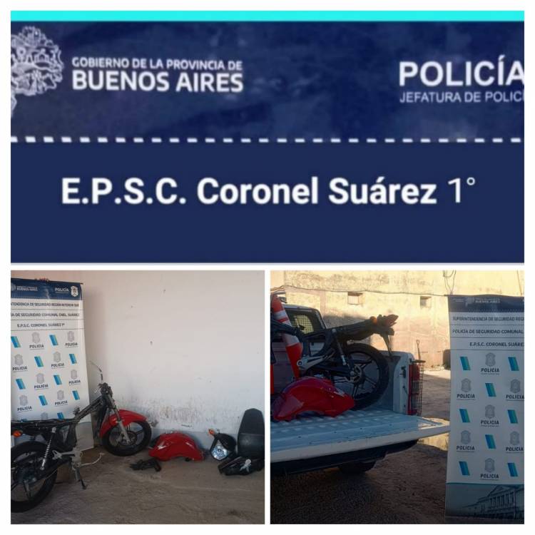 PARTE POLICIAL: ALLANAMIENTOS POR HURTO DE MOTOVEHICULO
