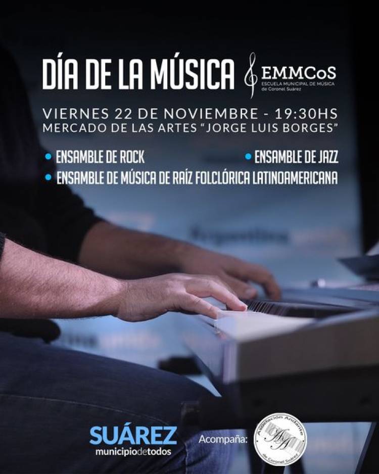Celebramos el Día de la Música en Coronel Suárez