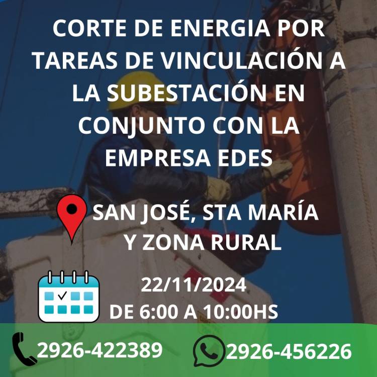 EDES COMUNICA: aviso de corte 