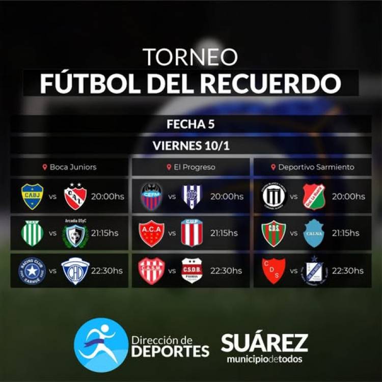 Se juega una nueva fecha del Torneo “Fútbol del Recuerdo”