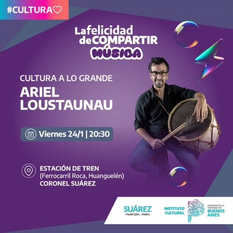 “Cultura a lo Grande” llega a Huanguelén 
