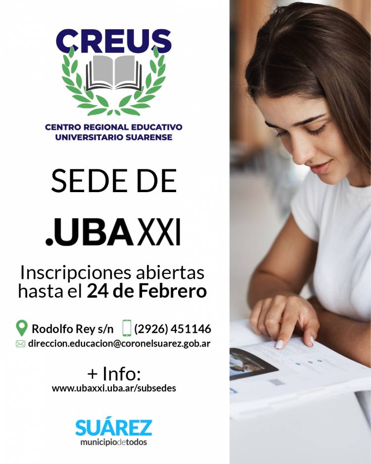 Todavia está a tiempo de inscribirte- Estudia el CBC de la UBA en Suárez