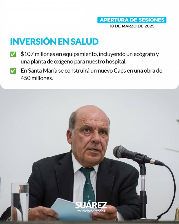 Moccero inauguró las sesiones y llamó a la unidad para enfrentar los desafíos del distrito