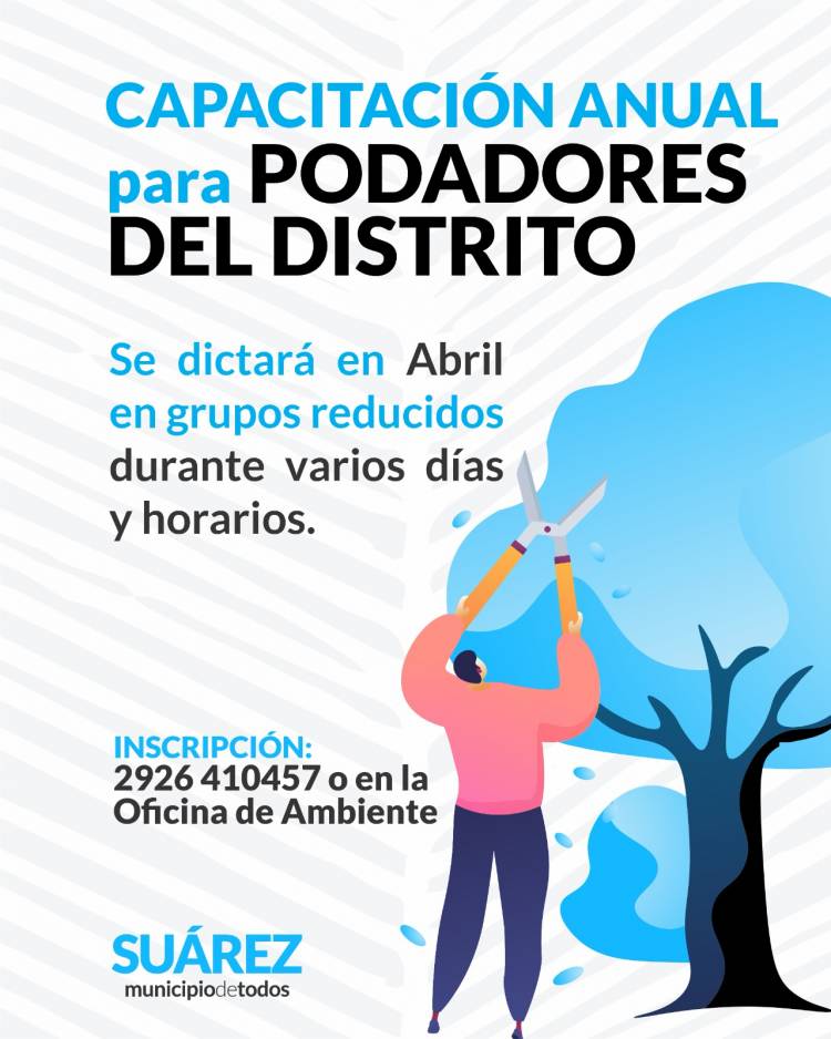 Capacitación anual para podadores del distrito 2025