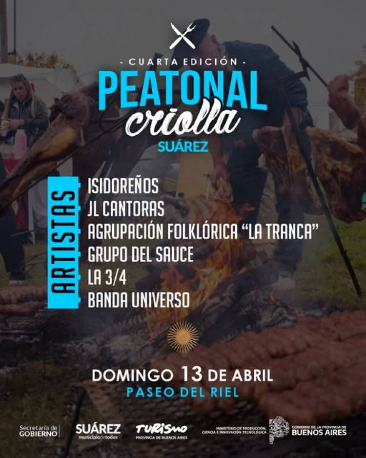 Los artistas locales listos para romperla en la IV edición de la Peatonal Criolla