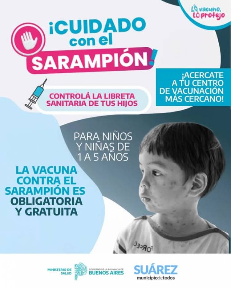¡Controlá la libreta sanitaria de tus hijos!