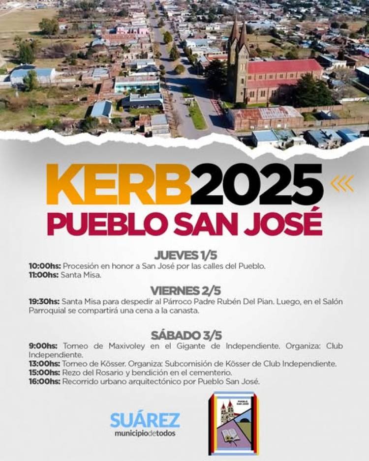 Pueblo San José palpita una nueva fiesta de Kerb