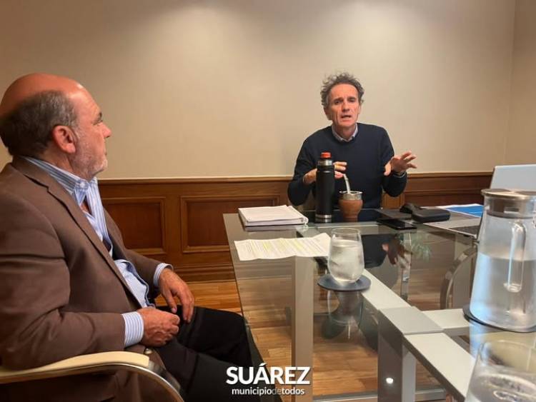 Fuerte respaldo del Gobernador a la gestión de Moccero con obras claves para Coronel Suárez