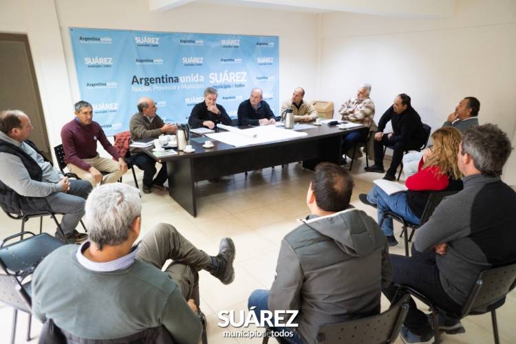 Reunion clave por la situacion hidrica en Huanguelen