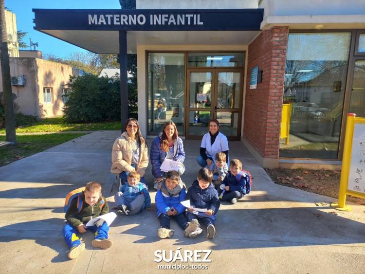 Alumnos del Jardín N° 901 visitaron el Materno Infantil