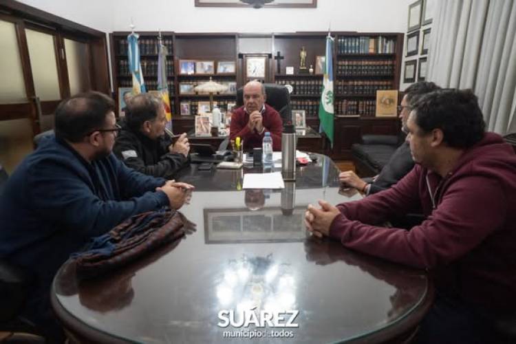 El ministro de Seguridad bonaerense se reunió con el Intendente Moccero