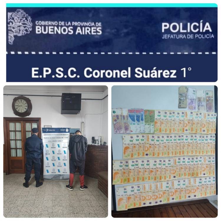 PARTE DE PRENSA POLICIAL: aprehendido por hurto