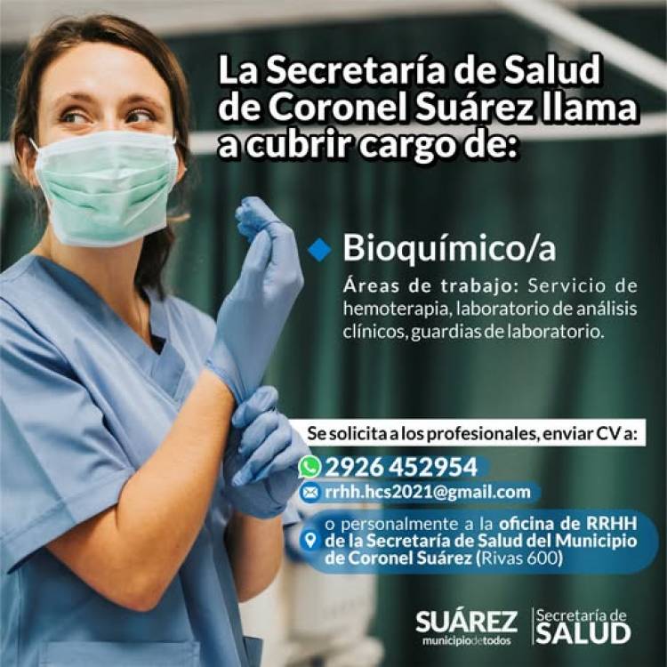 Llamado a cubrir cargos profesionales