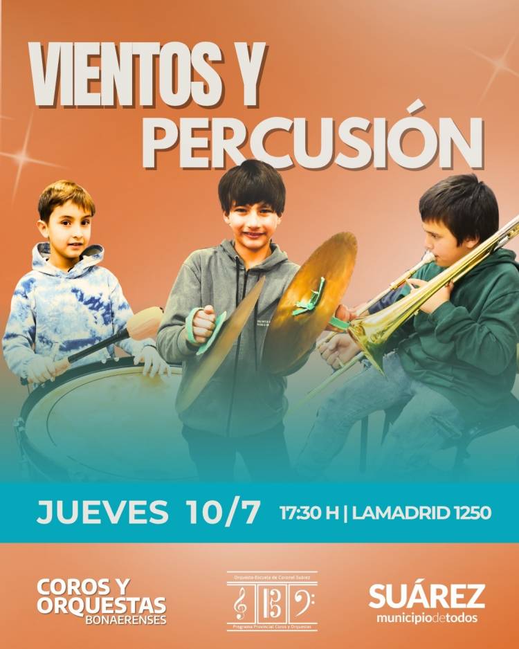 La Orquesta-Escuela de Coronel Suárez vive uno de los momentos más lindos del año!