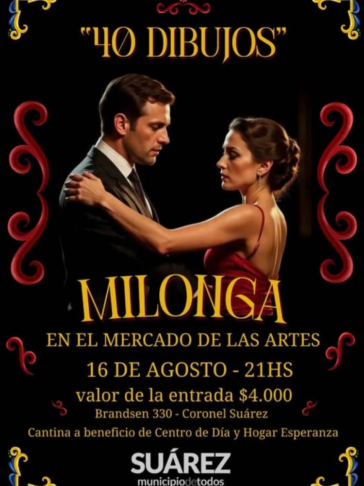 Noche de Milonga a beneficio del Centro de Día y Hogar “Esperanza”