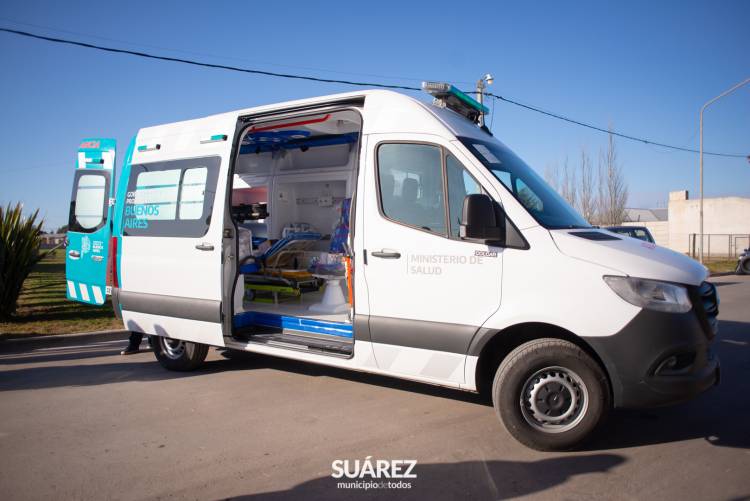 Coronel Suárez recibió del Gobernador Kicillof una nueva ambulancia de alta complejidad