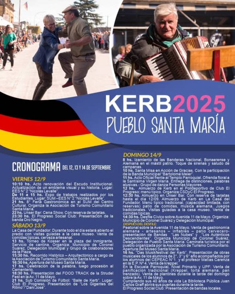 Pueblo Santa María palpita sus Fiestas Patronales 2025