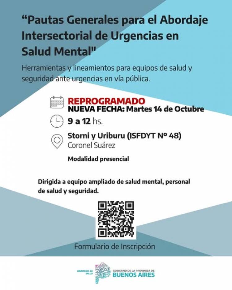 Invitación a Jornada de Salud Mental