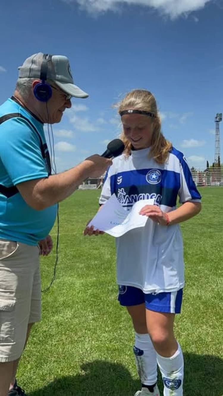 Fútbol Femenino Racing vencio a Independiente SJ  3 a 2