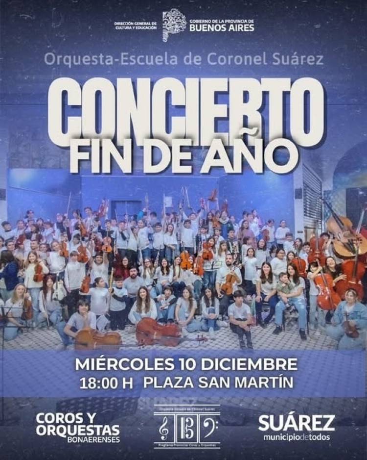 Concierto de Fin de Año de la Orquesta Escuela de Coronel Suárez