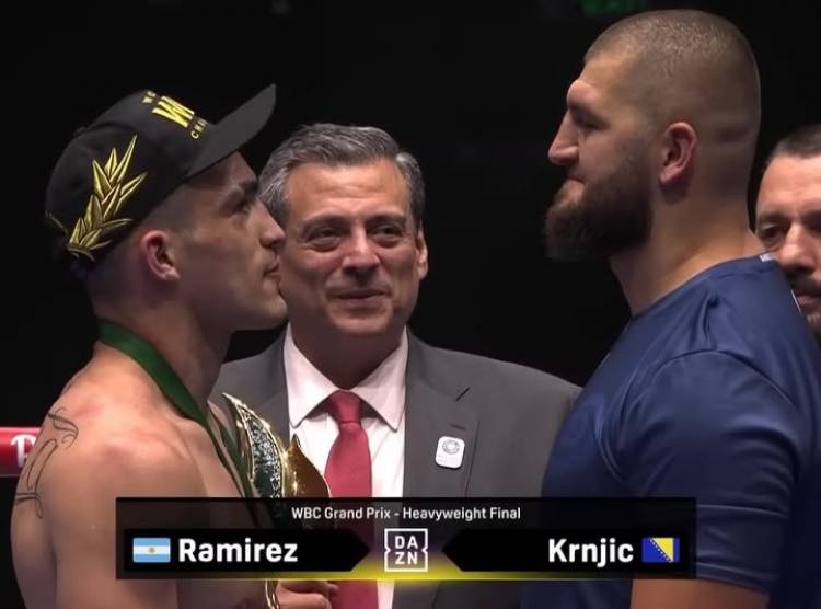 El boxeador argentino que va por USD200mil con 30kg menos que su rival