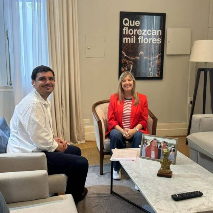 Obras, educación y ambiente: Mauro Moccero llevó a Suárez a la agenda provincial