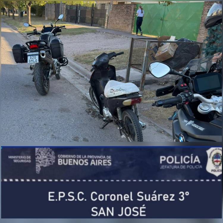 Parte de Prensa – Jefatura de Policía de Seguridad Comunal Coronel Suárez