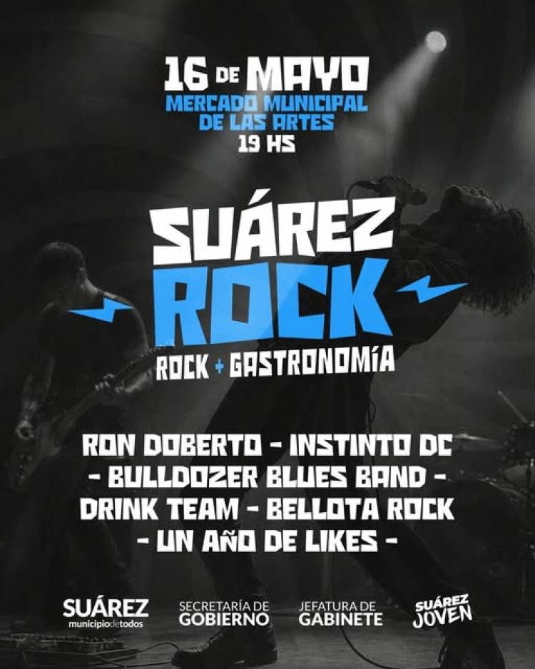 Suarez Rock 2026: por tercer año consecutivo, el Rock Suarense tiene su lugar