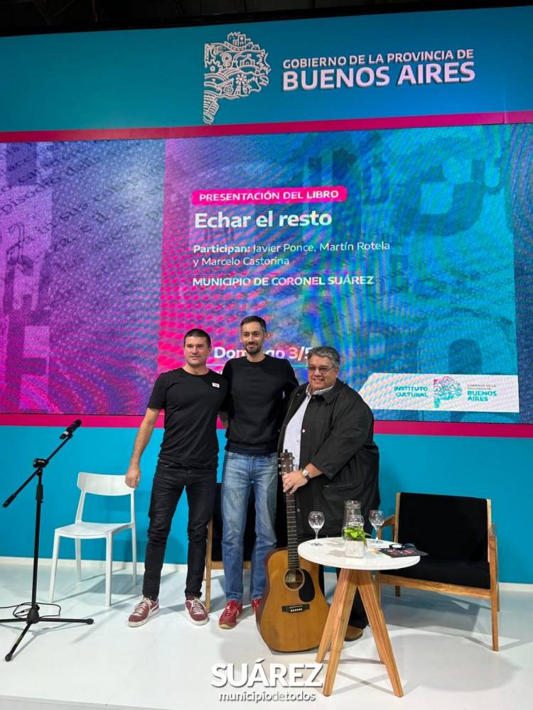 Suarenses presentes en la Feria del Libro