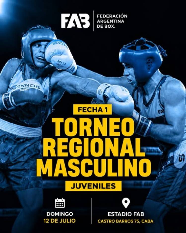 EMPIEZA EL TORNEO REGIONAL MASCULINO DE JUVENILES - Región 1 y 2