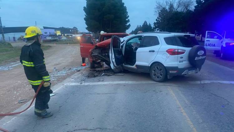 Un muerto en un choque frontal en la ruta 85, cerca de Coronel Suárez