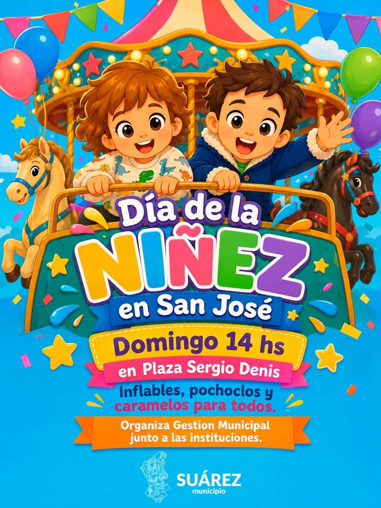 ¡FESTEJAMOS EL DÍA DE LA NIÑEZ EN SAN JOSÉ!