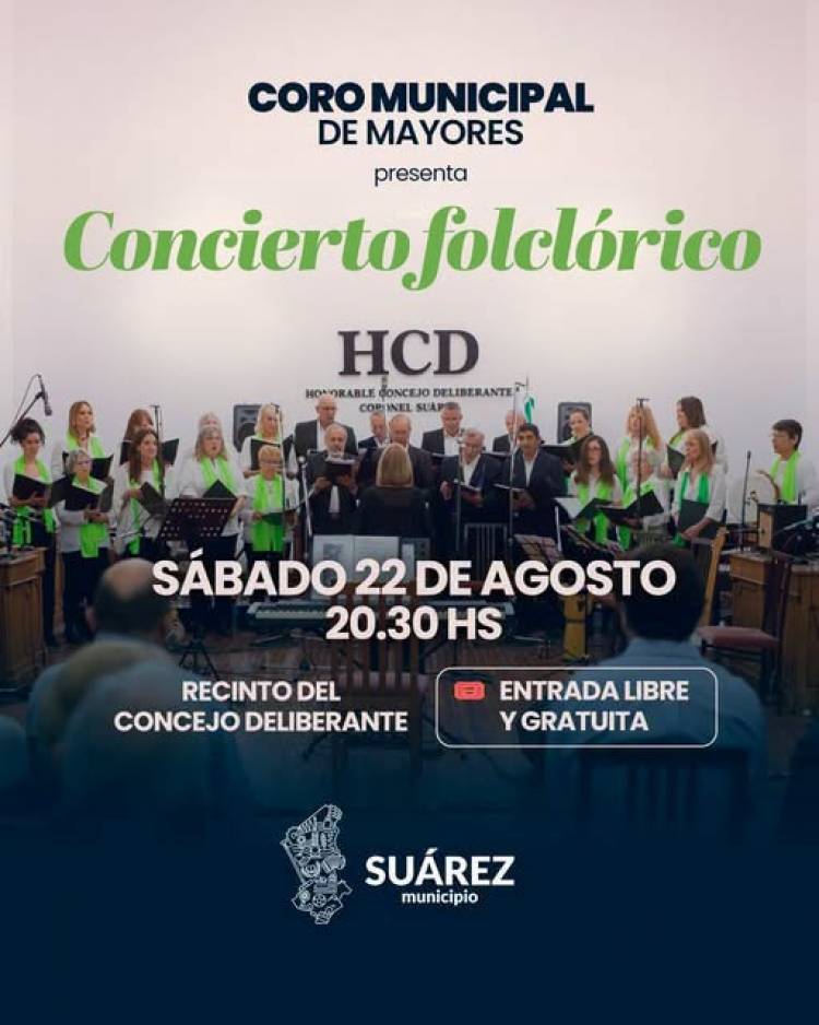 EL CORO MUNICIPAL DE MAYORES SE PREPARA PARA UNA NOCHE DE FOLCLORE, MÚSICA Y EMOCIÓN