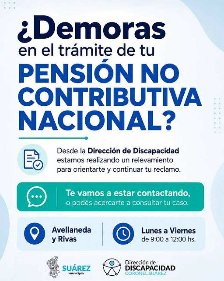 La Direccion de Discapacidad informa