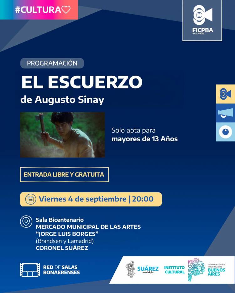 ¡El Festival Internacional de Cine llega a Coronel Suárez!