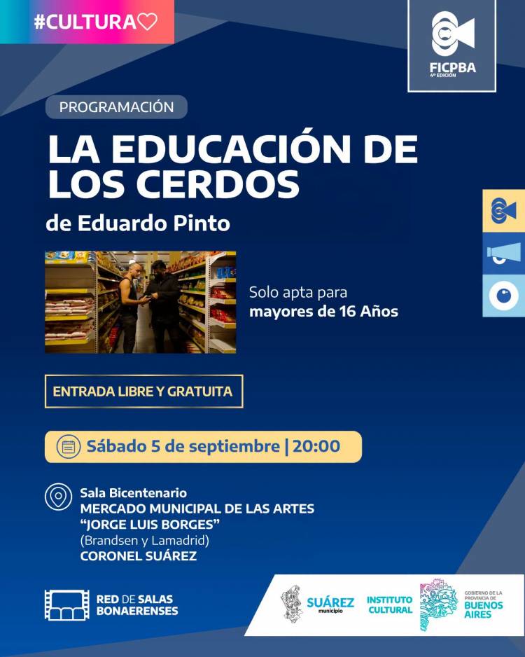¡El Festival Internacional de Cine llega a Coronel Suárez!