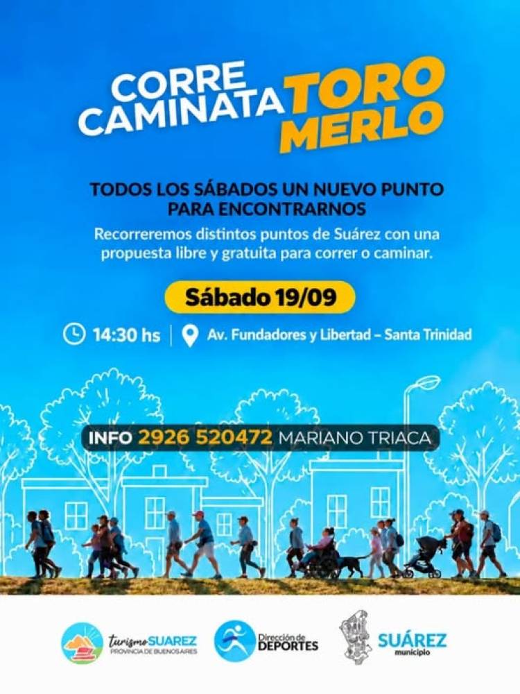SÁBADO DE CORRECAMINATA EN SANTA TRINIDAD