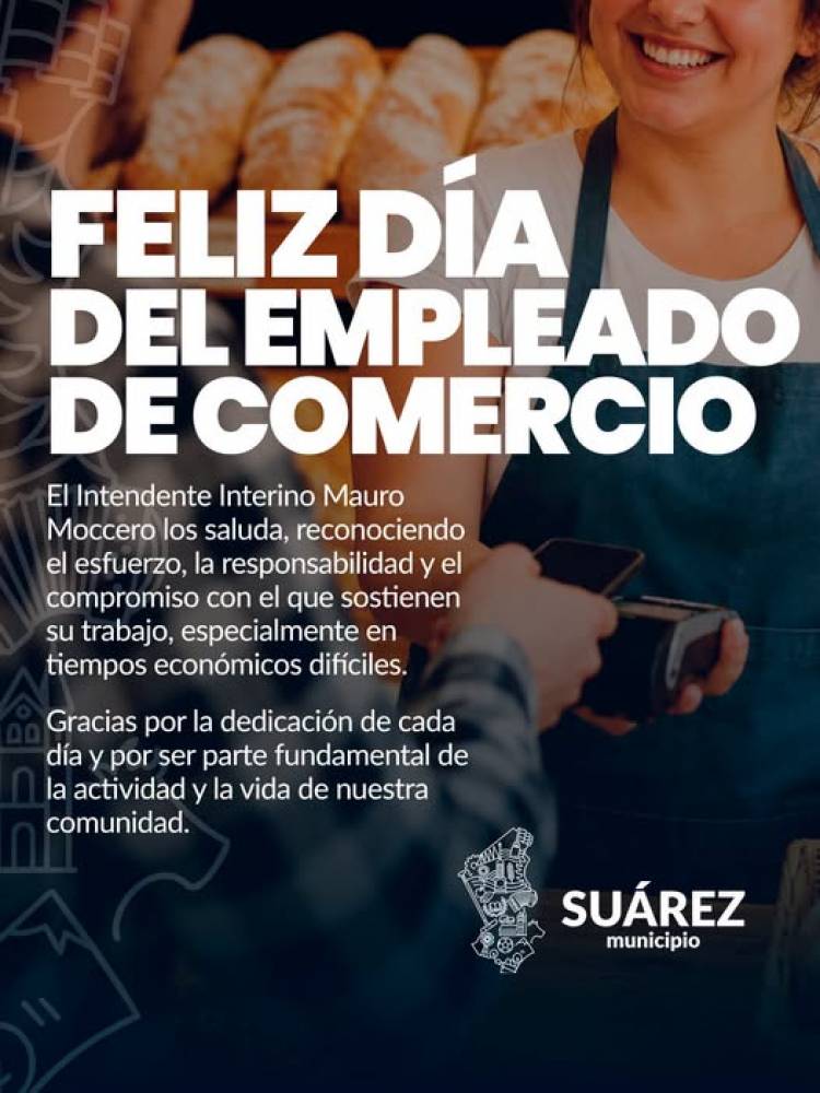 ¡Feliz Día del Empleado de Comercio!