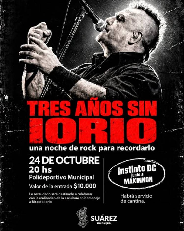 Tres años sin Iorio: rock, memoria y una noche de rock para recordarlo